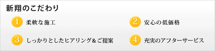 新翔のこだわり